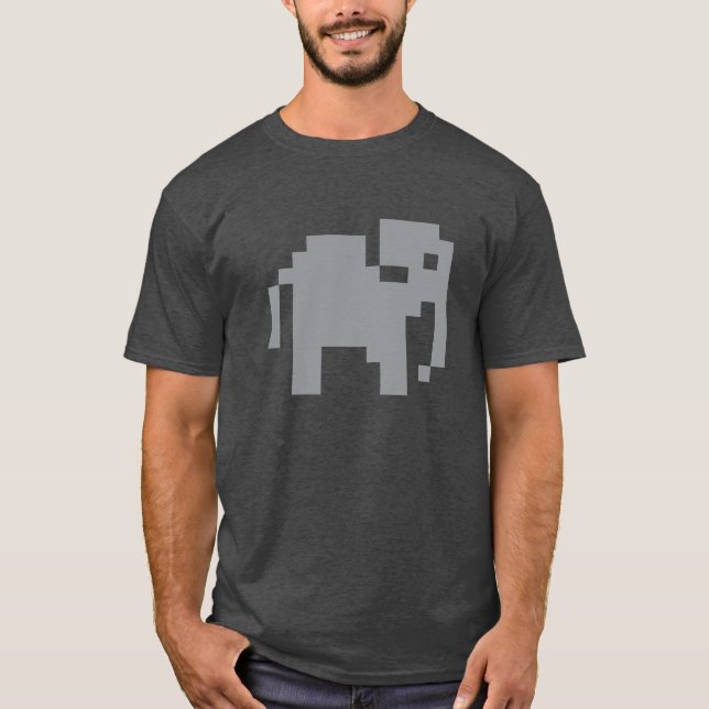 Bloxels Elephant Tee (Framsida)