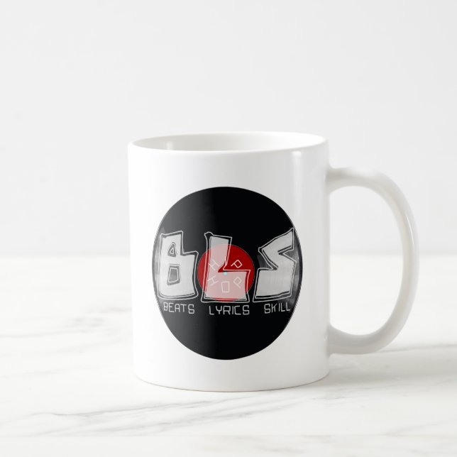 BLS vinylpost - bestryker textens skicklighet = HI Kaffemugg (Höger)