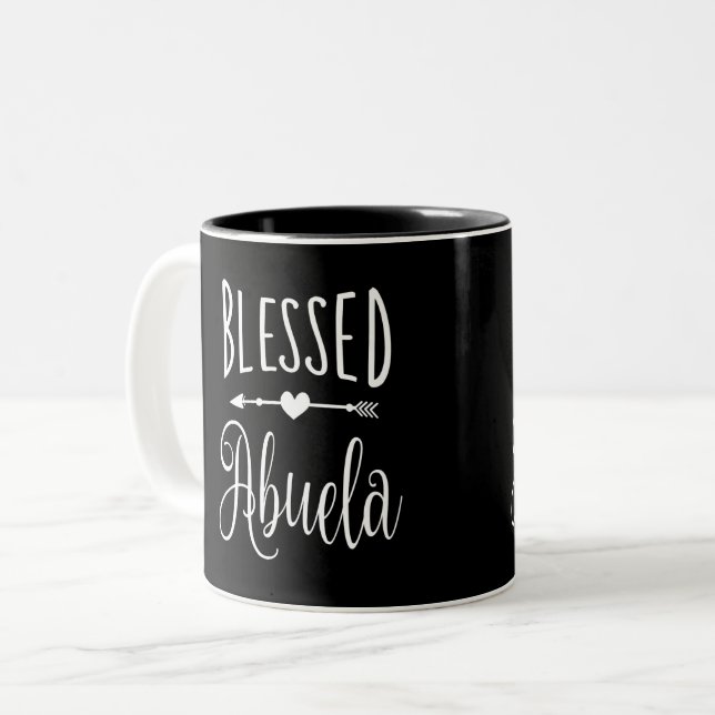 Blsed Abuela Två-Tonad Mugg (Framsida vänster)