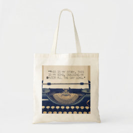 "Blsed Assurance" Tote Bag - Christian Hymns Tygkasse