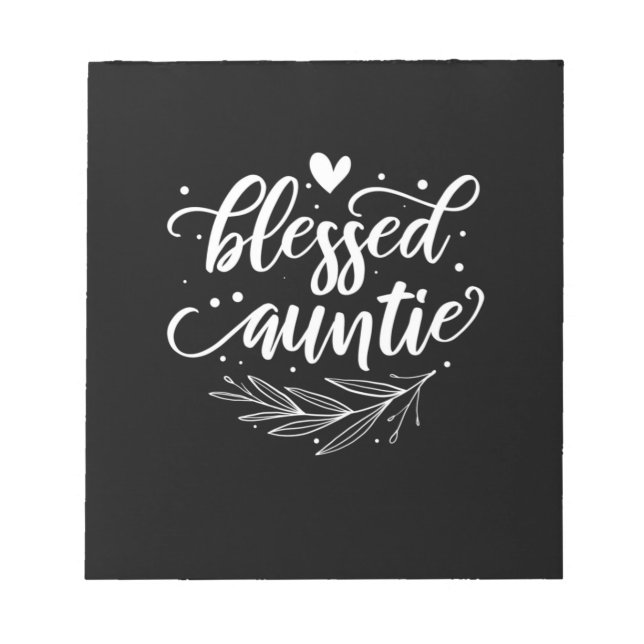 Blsed Auntie Anteckningsblock (Framsida)