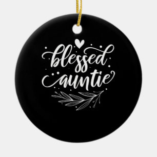 Blsed Auntie Julgransprydnad Keramik