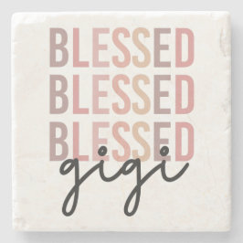 Blsed Gigi | Gåvor till Gigi Grandma Stenunderlägg