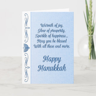 Blsed Hanukkah Helgkort