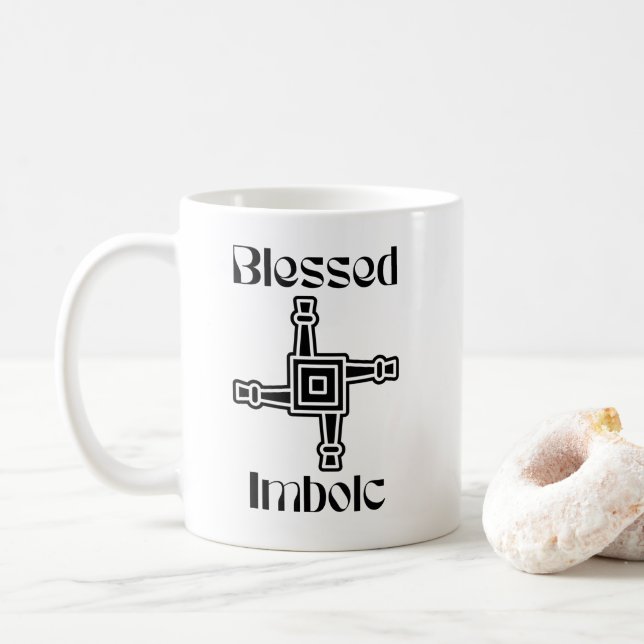 Blsed Imbolc Brigids Kor Kaffemugg (Med munk)