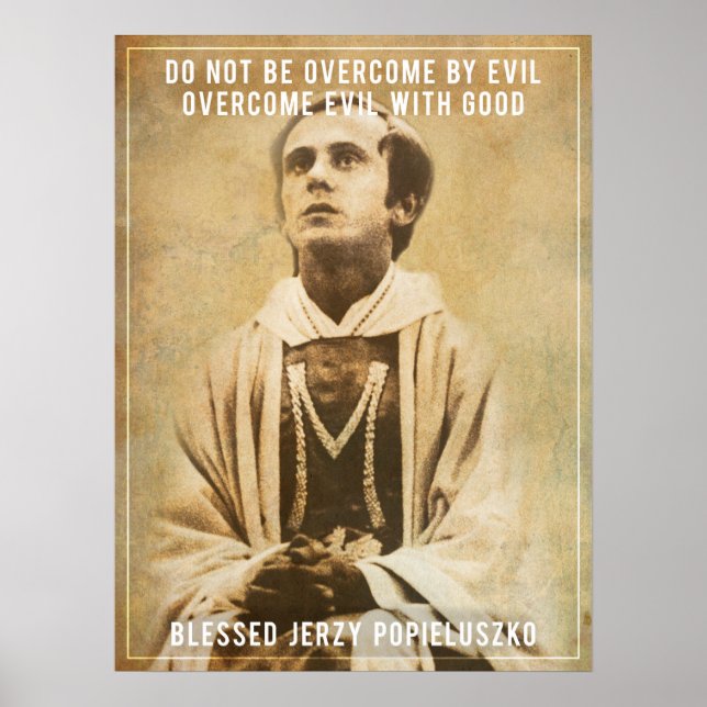 Blsed Jerzy Popiełuszko Poster (Framsidan)