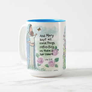 Blsed Mor Luke 2:19 Mugg