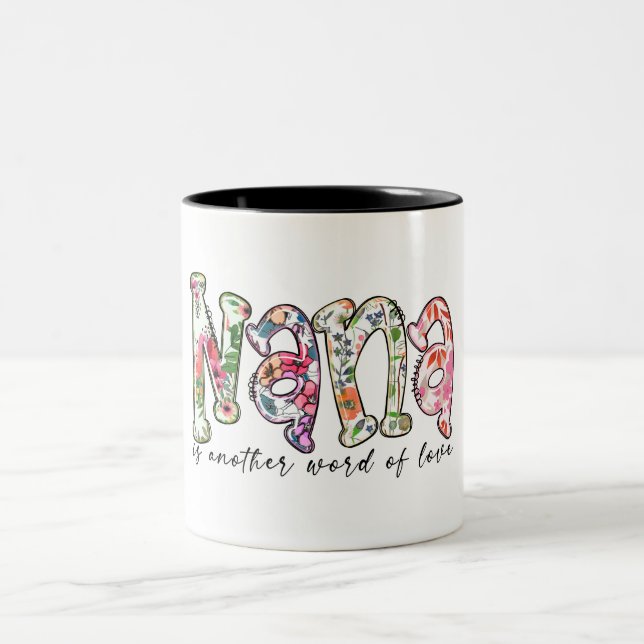 Blsed Nanna Two-Tone Coffee Mugg (Center)
