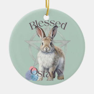 Blsed Ostara Ceramic Ornament