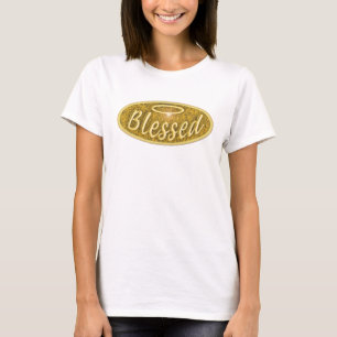 Blsed Shiny Nostalgia Halo Slogan T-Shirt