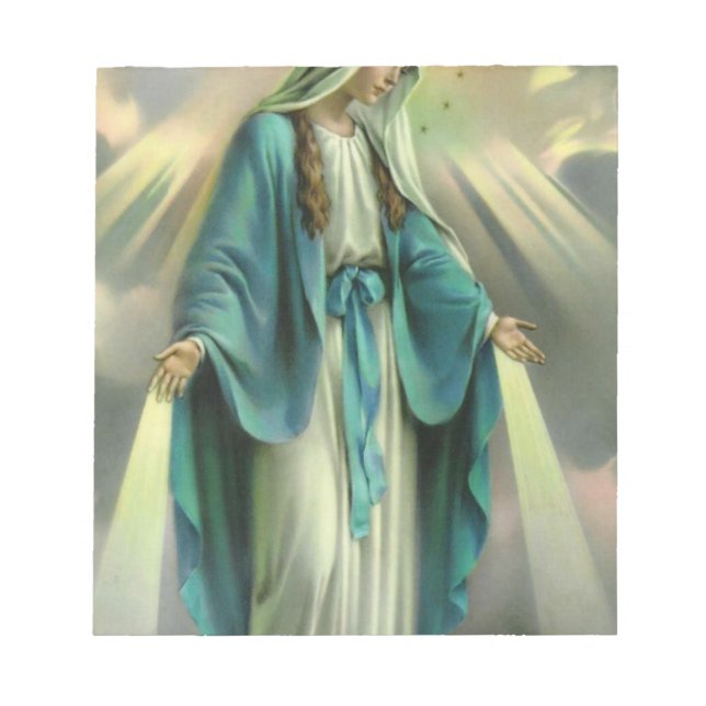 Blsed Virgin Mary Anteckningsblock (Framsida)