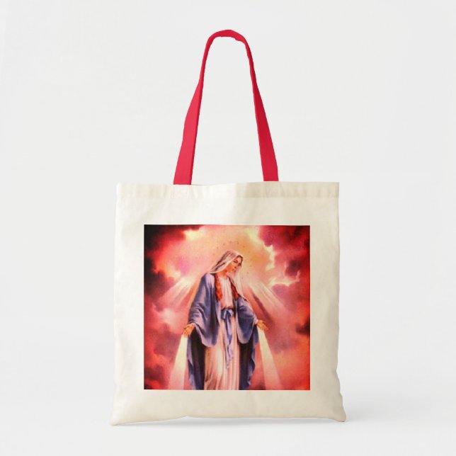 Blsed Virgin Mary Bag Tygkasse (Framsidan)