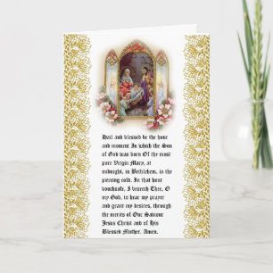 Blsed Virgin Mary Jesus St. Joseph Prayer Helgkort