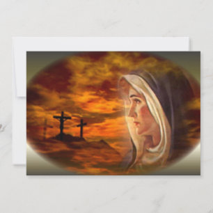 Blsed Virgin Mary och de tre Kor