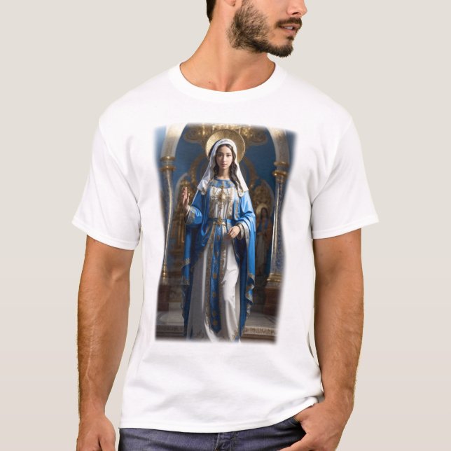 Blsed Virgin Mary T Shirt (Framsida)