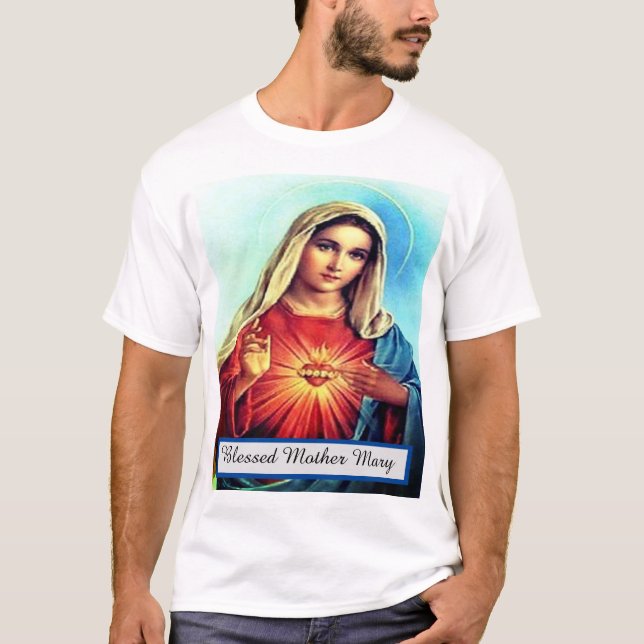 Blsed Virgin Mary T Shirt (Framsida)