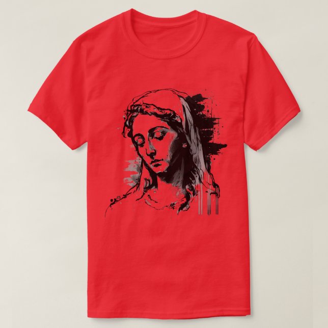 Blsed Virgin Mary T Shirt (Design framsida)