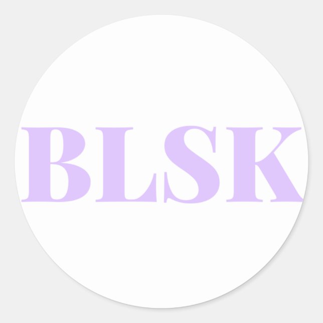 BLSK-dekal Runt Klistermärke (Framsida)