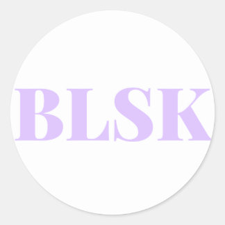 BLSK-dekal Runt Klistermärke