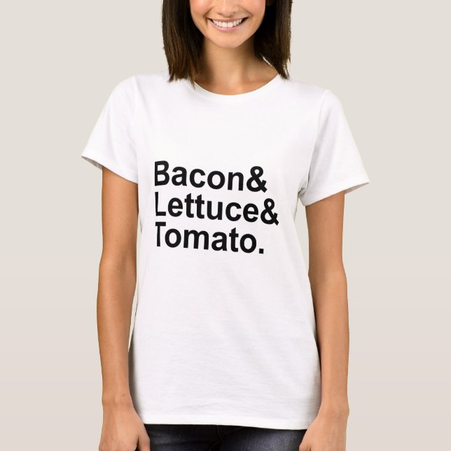 BLT Bacon Lettuce Tomato List String Tröja (Framsida)
