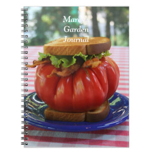BLT med Giant Tomato Anteckningsbok
