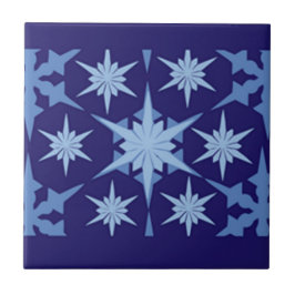 Blu Holidae Tile Design Kakelplatta