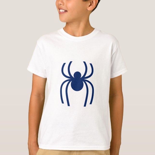 Blu spider t shirt (Framsida)