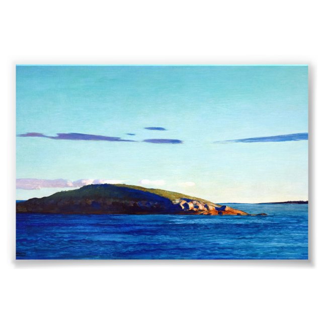 Blubber Island, Maine av Newell Convers Wyeth Fototryck (Framsidan)