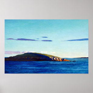 Blubber Island, Maine av Newell Convers Wyeth Poster