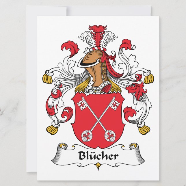 Blucher Family Crest (Framsida)