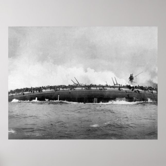Blücher Sinks Poster (Framsidan)