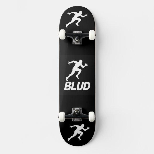 BLUD  MINI SKATEBOARD BRÄDA 18,5 CM (Framsida)