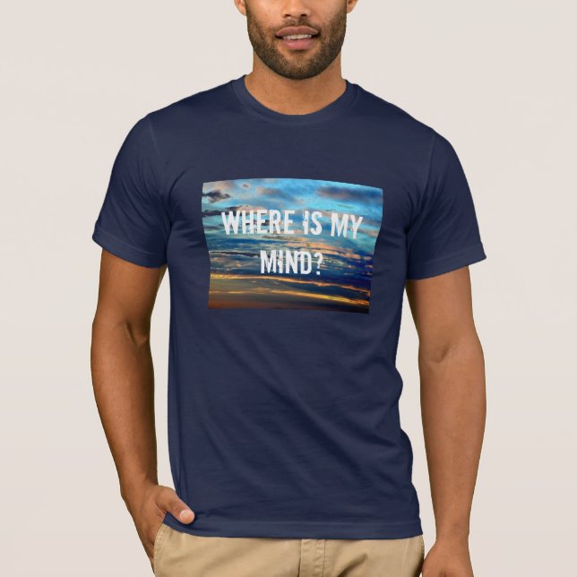 blue3 var är mymind? t shirt (Framsida)