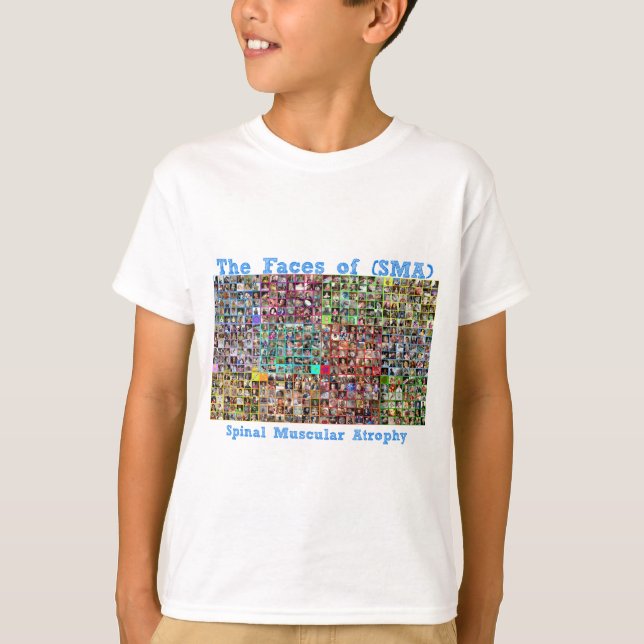 Blue 2014 Ansikte of SMA T Shirt (Framsida)