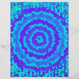 Blue Abstract Flower Scrapbook Paper Bulk Pages Reklamblad