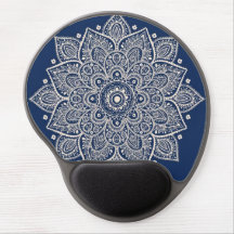 Blue abstrakt mandala mönster