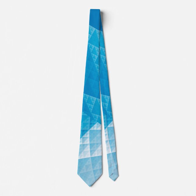 Blue abstrakt mönster slips (Framsida)
