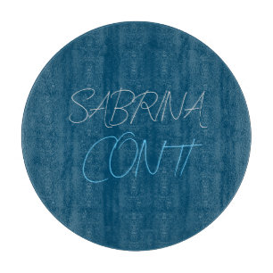 Blue Add Namn Modern Minimalist Plain