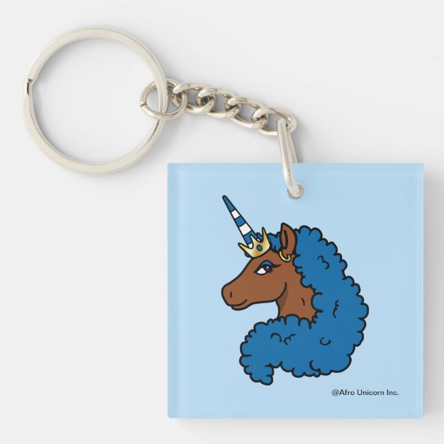 Blue Afro Unicorn (Framsidan)