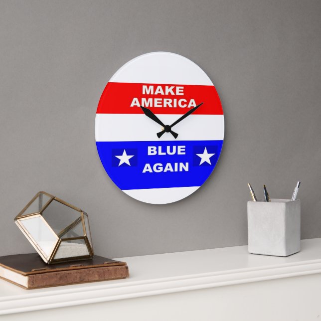 Blue Again Stor Klocka (Kontor)