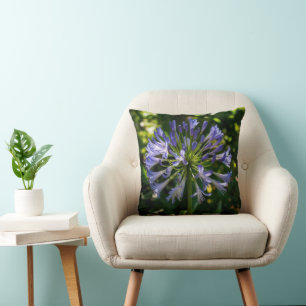 Blue Agapanthus Flowers Kudde