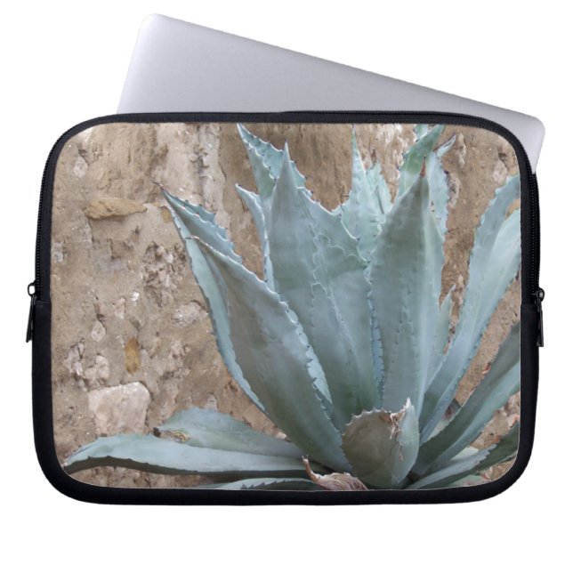 Blue Agave Plant Photograph från Texas Uppdrag Laptop Fodral (Framsidan)