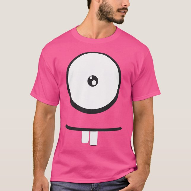 Blue Alien Thingy T Shirt (Framsida)