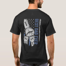 Blue American Flagga Best Pappa någonsin