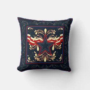 Blue Americana Pillow Kudde