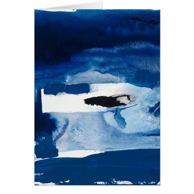 Blue Amore II Hälsningskort (Framsidan)