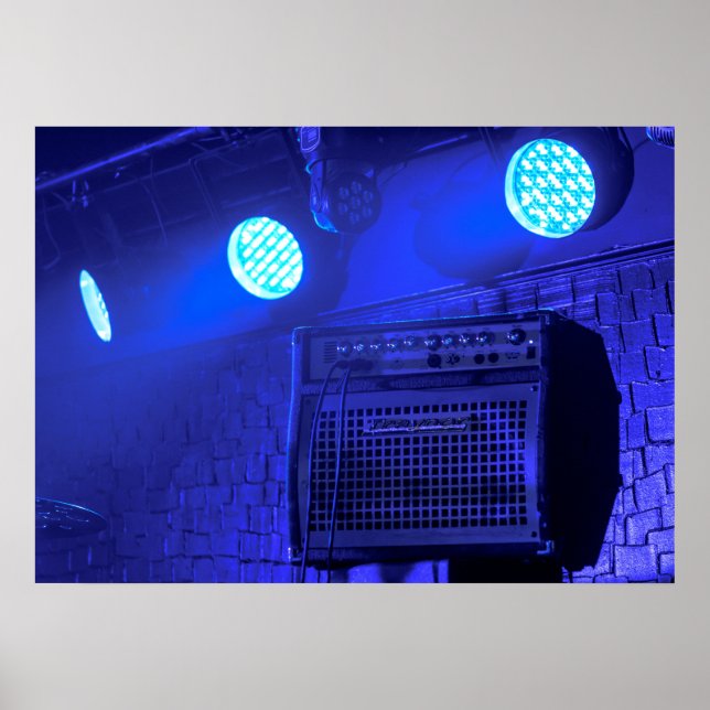 Blue Amp Poster (Framsidan)