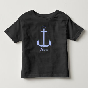 Blue Anchor Anpassningsbar Småbarn Hoodie Tröja