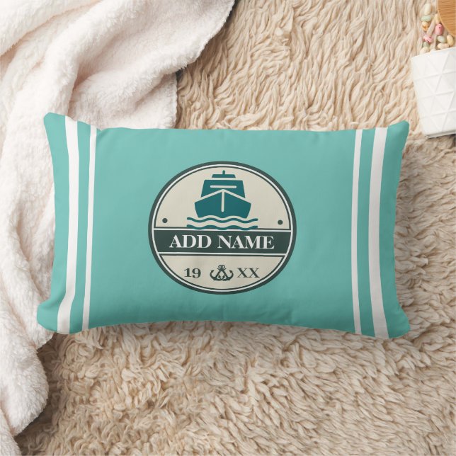Blue Anchor Nautical Welcome yacht segling Boat Lumbarkudde (Filt)