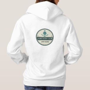 Blue Anchor Nautical Welcome yacht segling Boat T Shirt